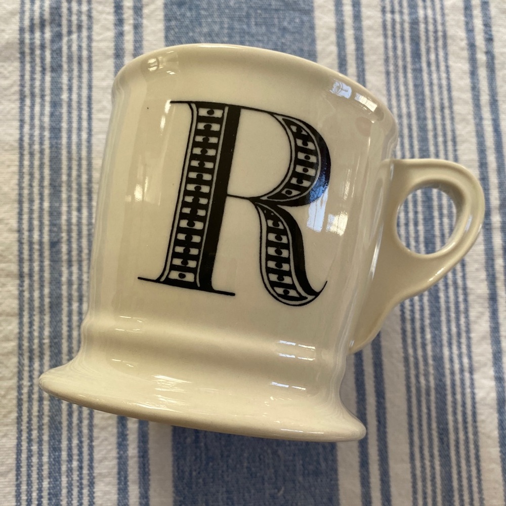 Anthropologie Monogram Mug - the letter R